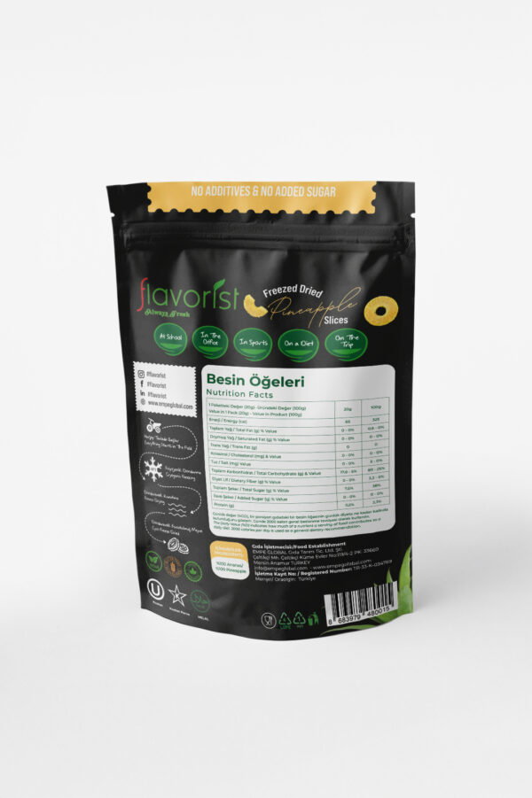 Freeze Dried Pineapple 20g - Image 2
